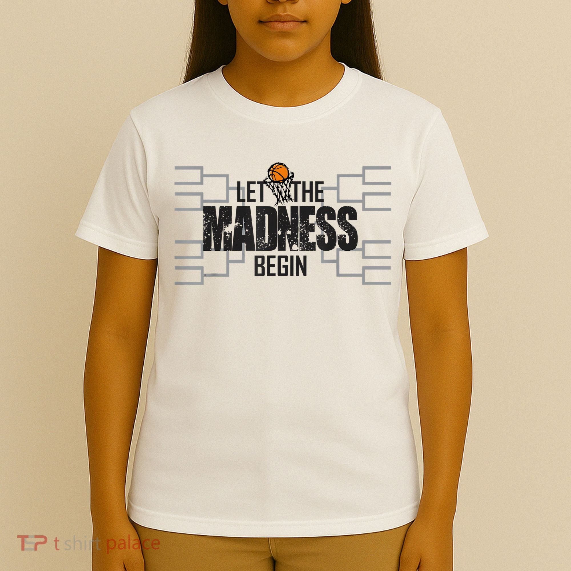 Let The Madness Begin College March Brackets Tournament T-Shirt