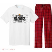 Let The Madness Begin College March Brackets Tournament Pajama Set thumb 0