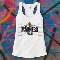Let The Madness Begin College March Brackets Tournament Women's Tank Top thumb 3