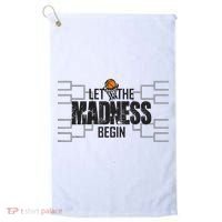 Let The Madness Begin College March Brackets Tournament Golf Towel thumb 0