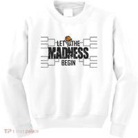 Let The Madness Begin College March Brackets Tournament Kids Sweatshirt thumb 0