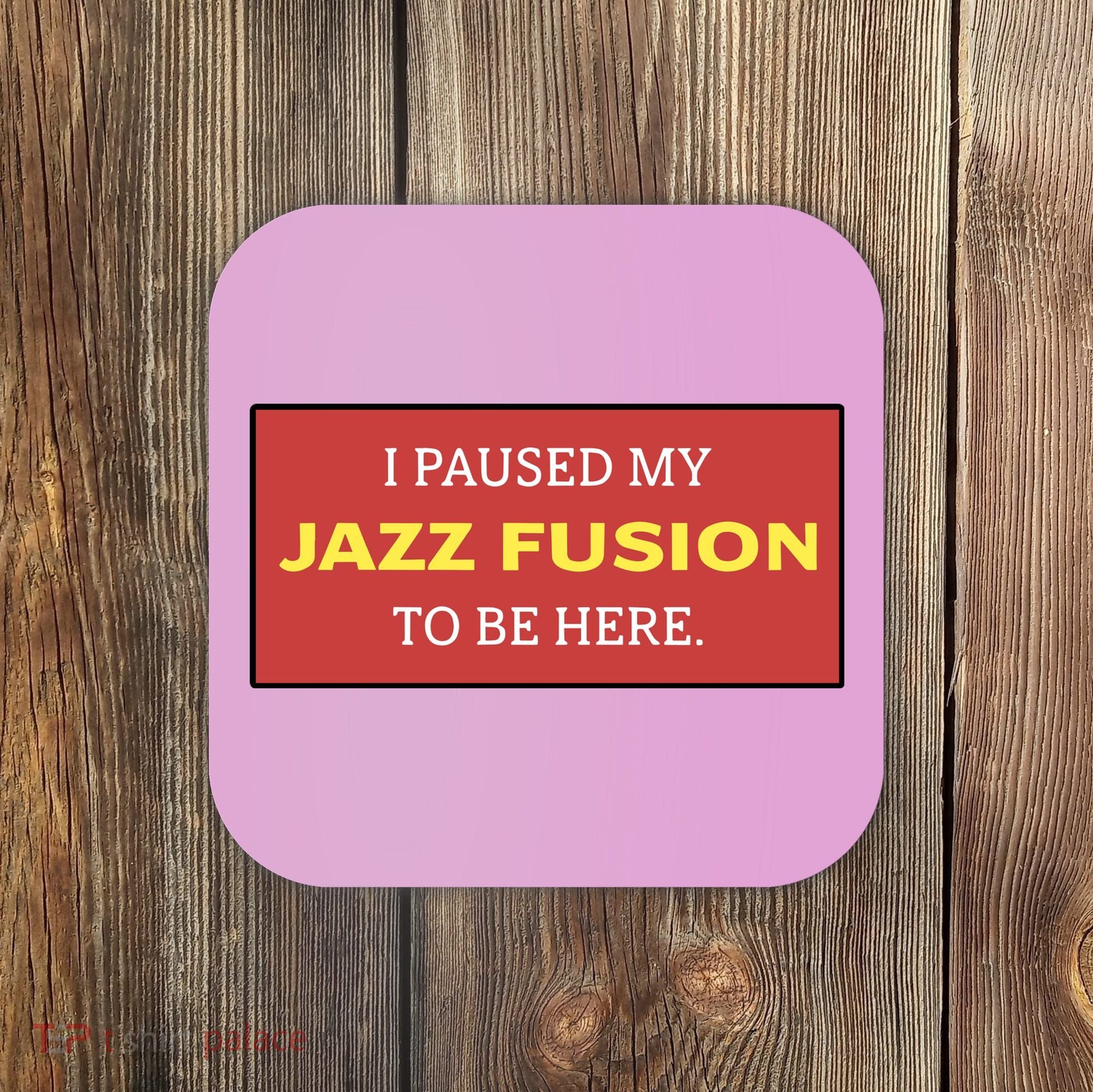 Lonious Thee Monk I Paused My Jazz Fusion To Be Here Coaster