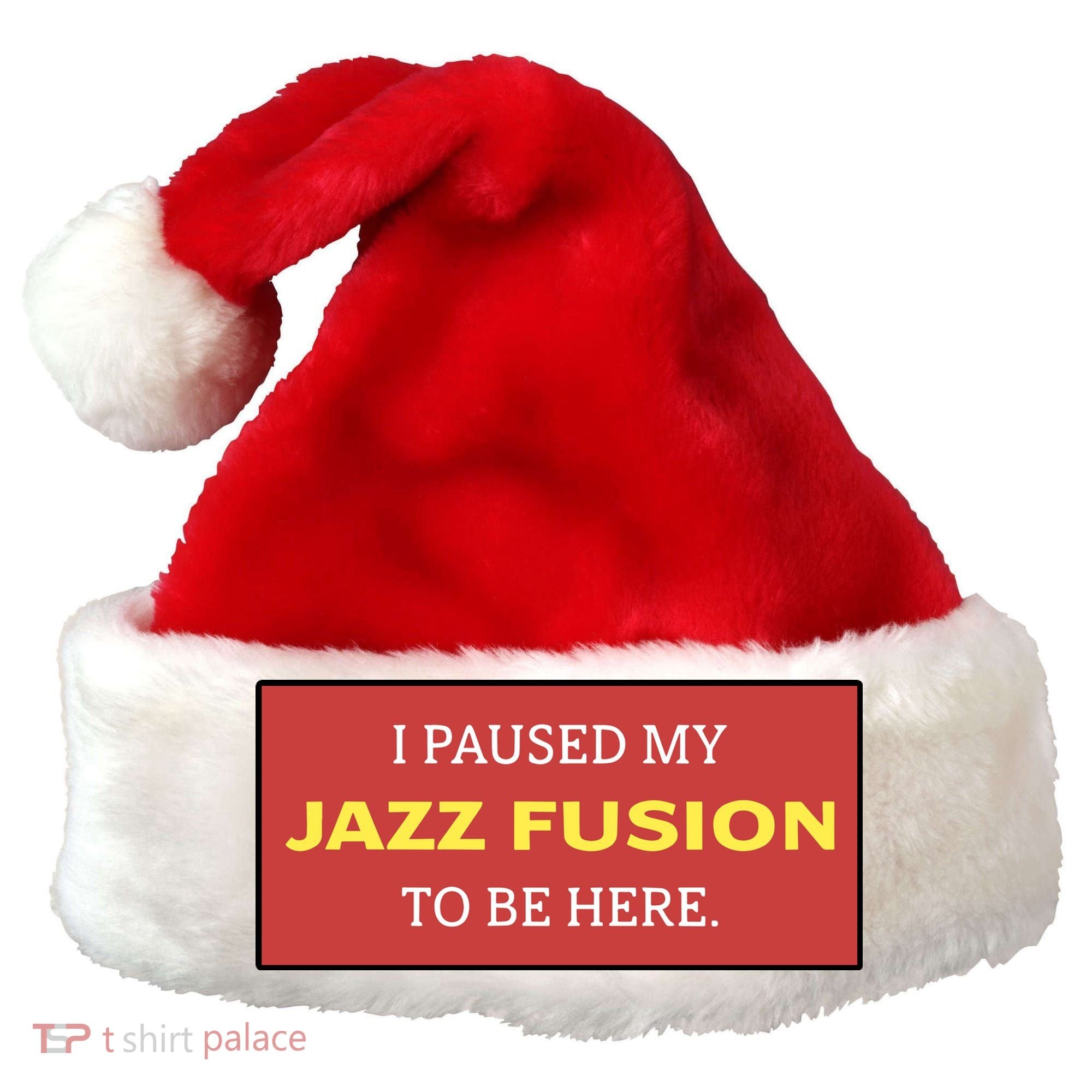Lonious Thee Monk I Paused My Jazz Fusion To Be Here Santa Hat