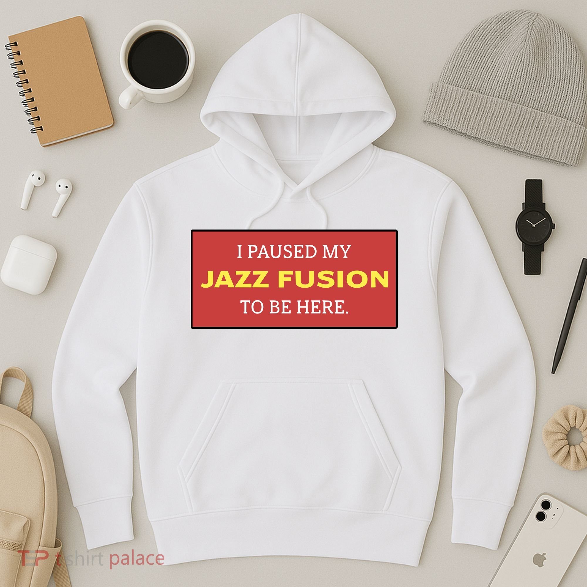 Lonious Thee Monk I Paused My Jazz Fusion To Be Here Hoodie