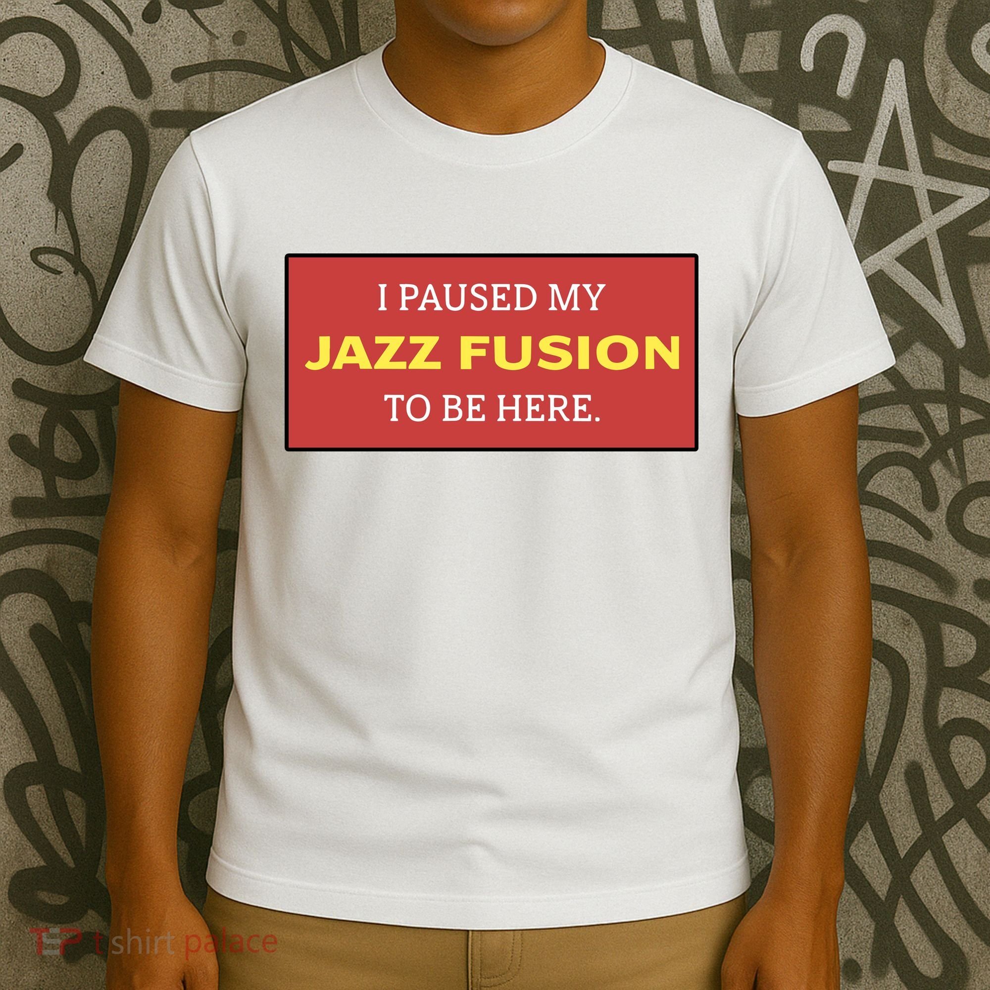 Lonious Thee Monk I Paused My Jazz Fusion To Be Here T-Shirt