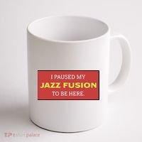 Lonious Thee Monk I Paused My Jazz Fusion To Be Here Coffee Mug thumb 1