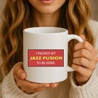 Lonious Thee Monk I Paused My Jazz Fusion To Be Here Coffee Mug thumb 3