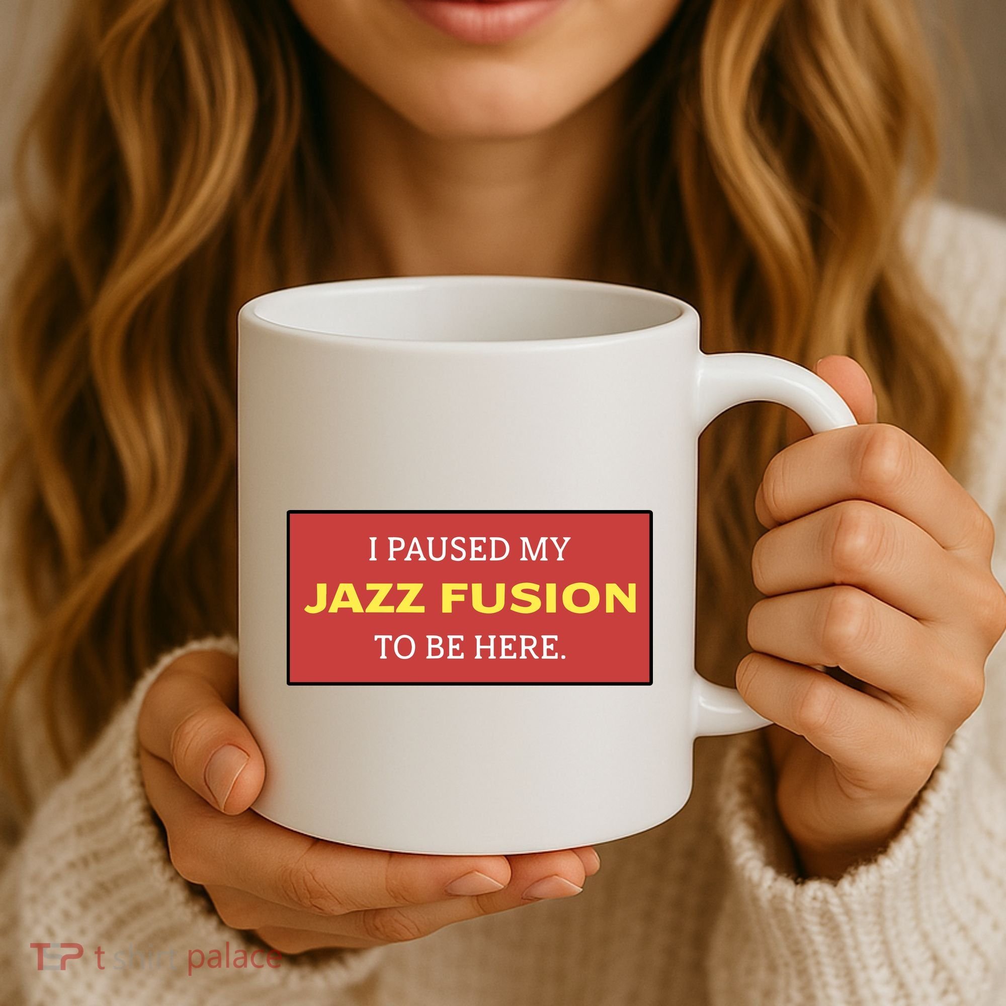 Lonious Thee Monk I Paused My Jazz Fusion To Be Here Coffee Mug