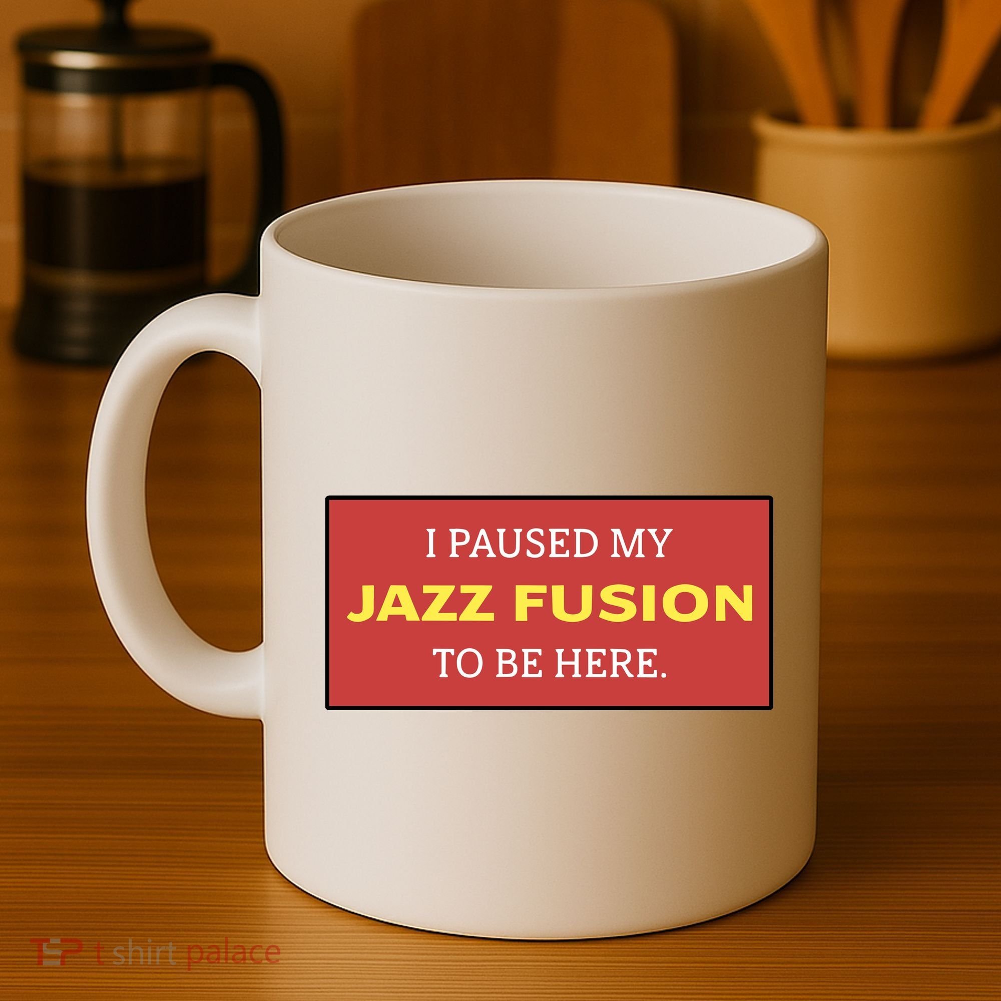 Lonious Thee Monk I Paused My Jazz Fusion To Be Here Coffee Mug
