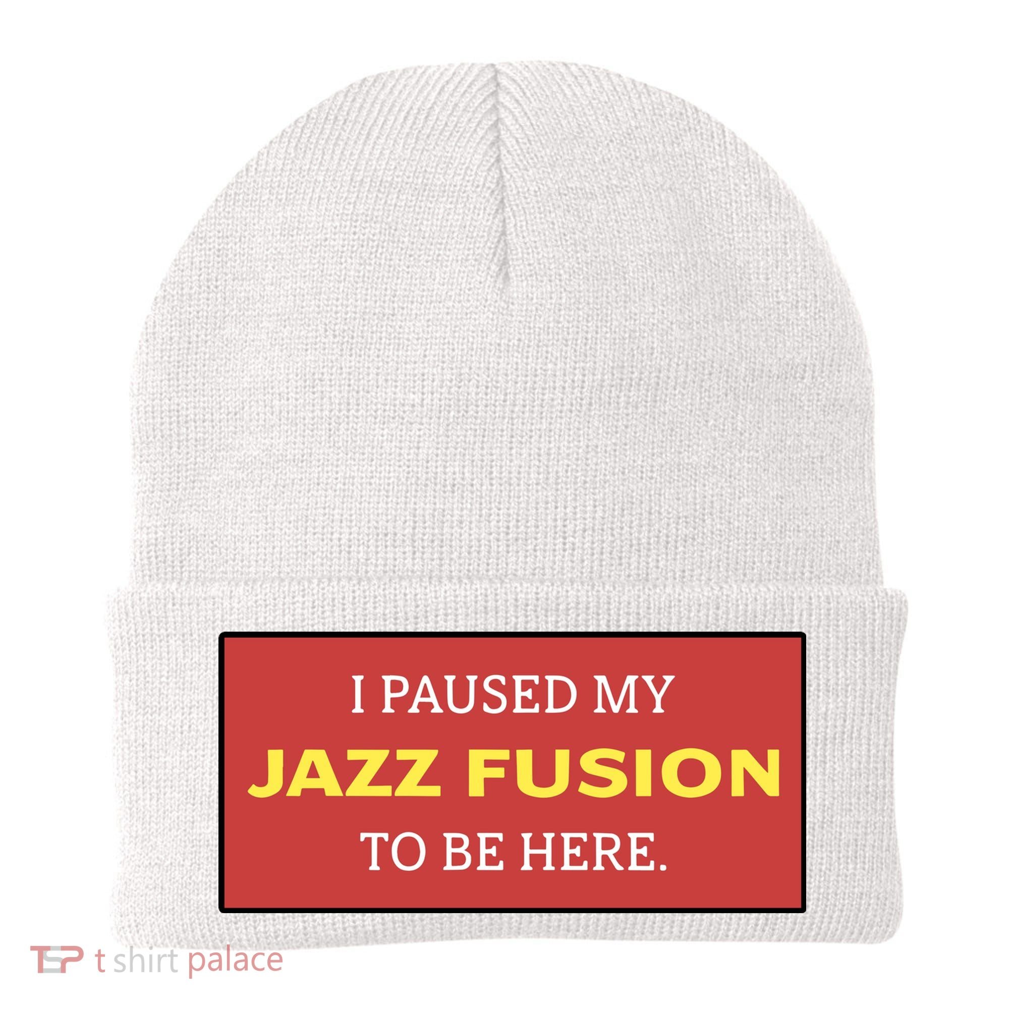 Lonious Thee Monk I Paused My Jazz Fusion To Be Here Beanie