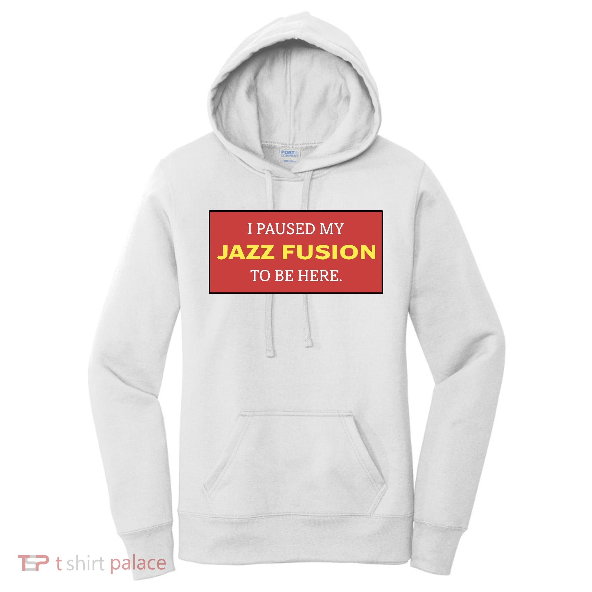 Lonious Thee Monk I Paused My Jazz Fusion To Be Here Women's Hoodie