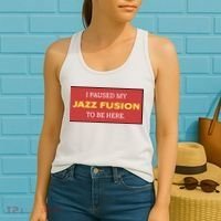 Lonious Thee Monk I Paused My Jazz Fusion To Be Here Women's Tank Top thumb 2