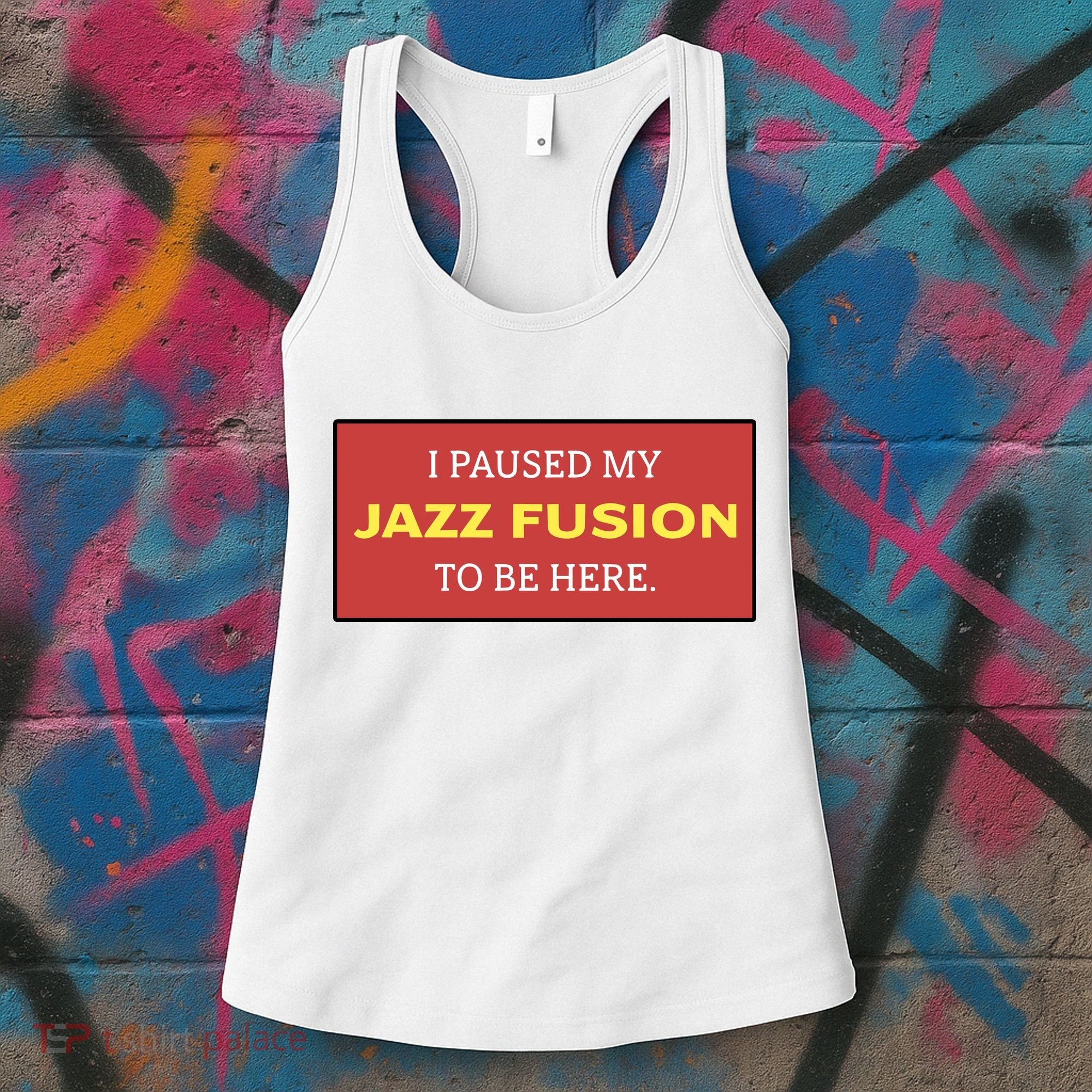 Lonious Thee Monk I Paused My Jazz Fusion To Be Here Women's Tank Top