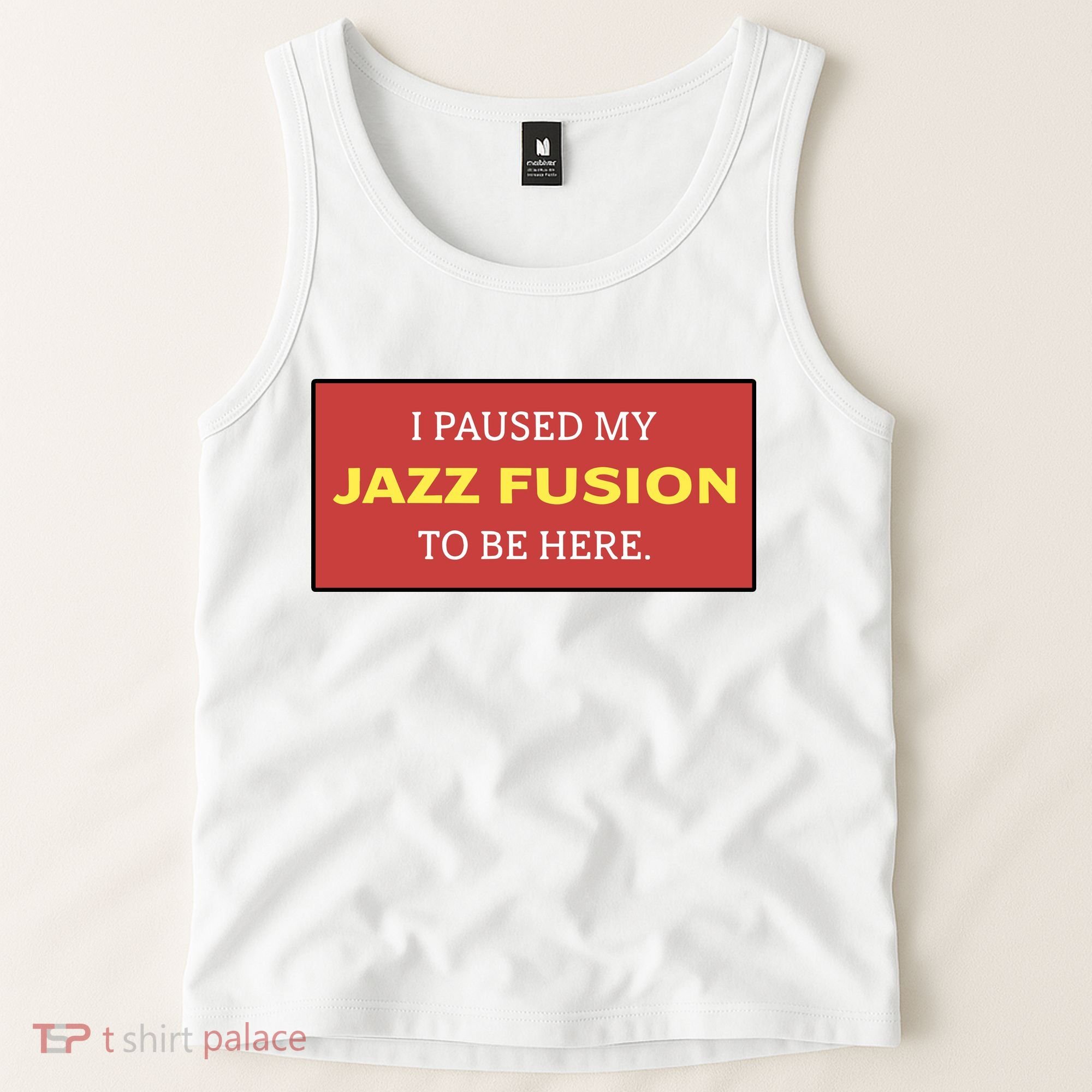 Lonious Thee Monk I Paused My Jazz Fusion To Be Here Tank Top