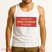 Lonious Thee Monk I Paused My Jazz Fusion To Be Here Tank Top thumb 3