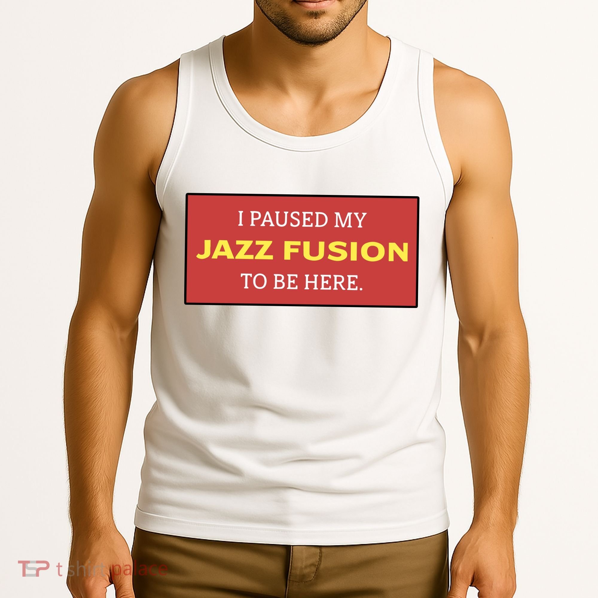 Lonious Thee Monk I Paused My Jazz Fusion To Be Here Tank Top