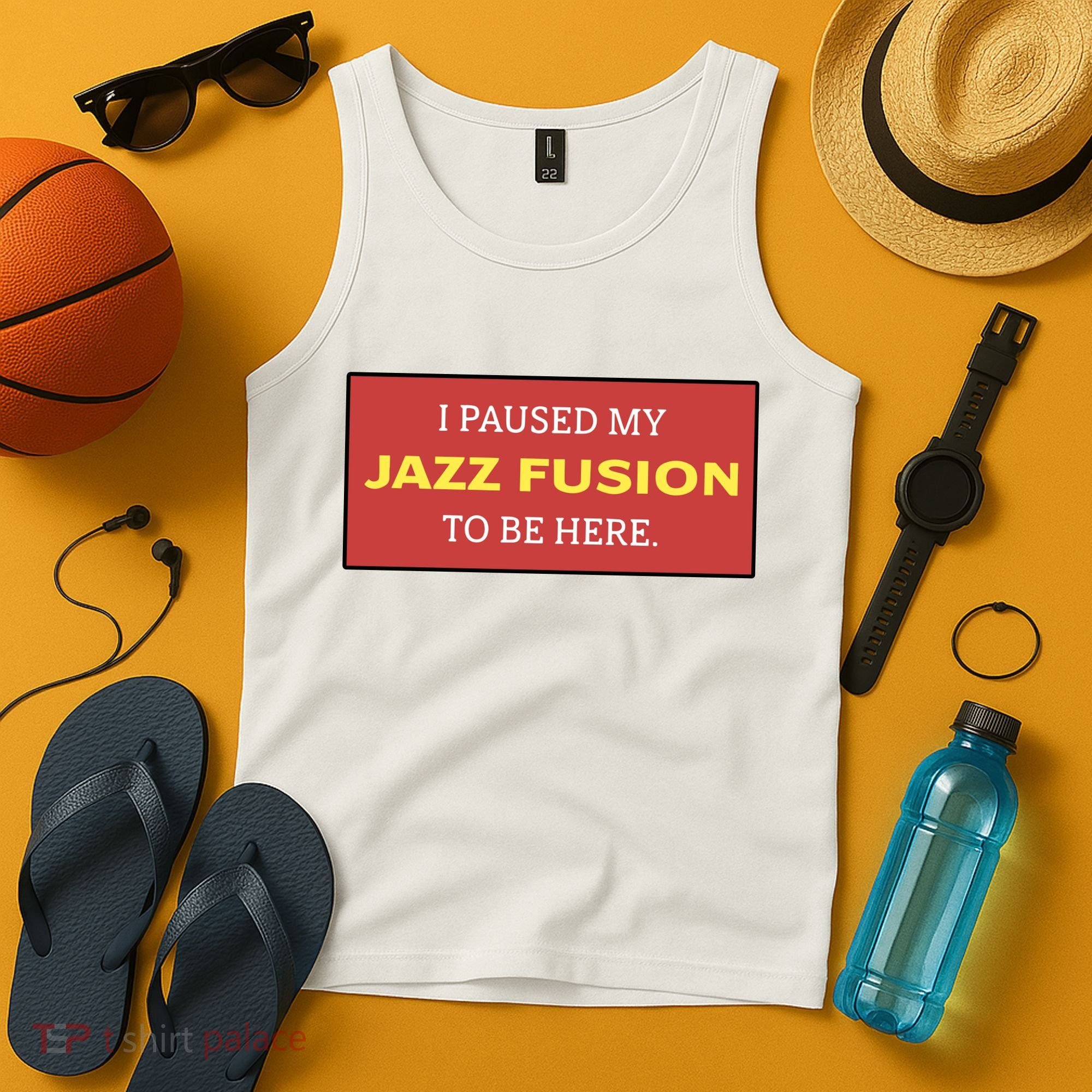 Lonious Thee Monk I Paused My Jazz Fusion To Be Here Tank Top