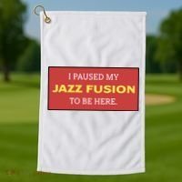 Lonious Thee Monk I Paused My Jazz Fusion To Be Here Golf Towel thumb 1