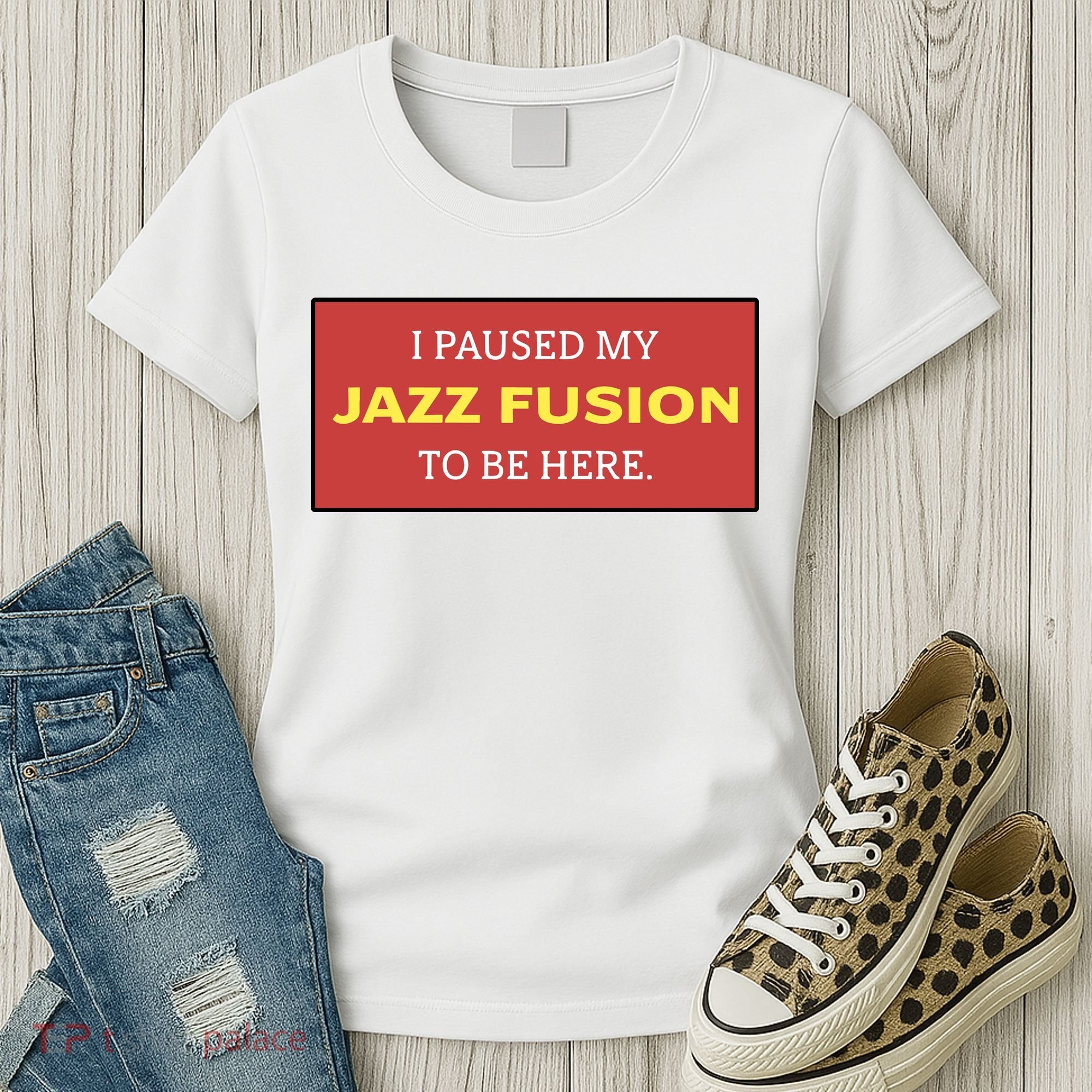 Lonious Thee Monk I Paused My Jazz Fusion To Be Here Women's T-Shirt