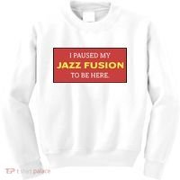 Lonious Thee Monk I Paused My Jazz Fusion To Be Here Kids Sweatshirt thumb 0