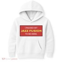 Lonious Thee Monk I Paused My Jazz Fusion To Be Here Kids Hoodie thumb 0