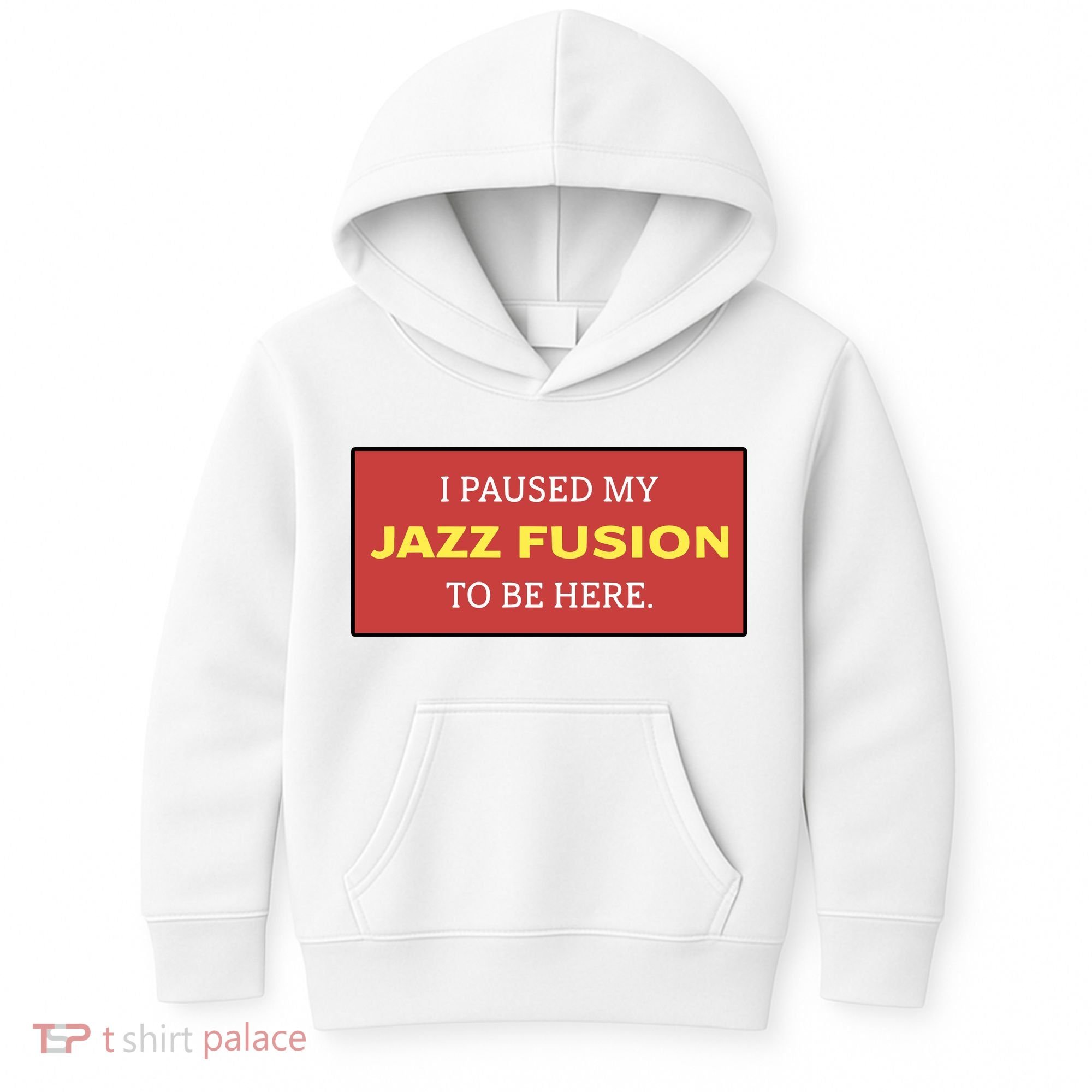 Lonious Thee Monk I Paused My Jazz Fusion To Be Here Kids Hoodie