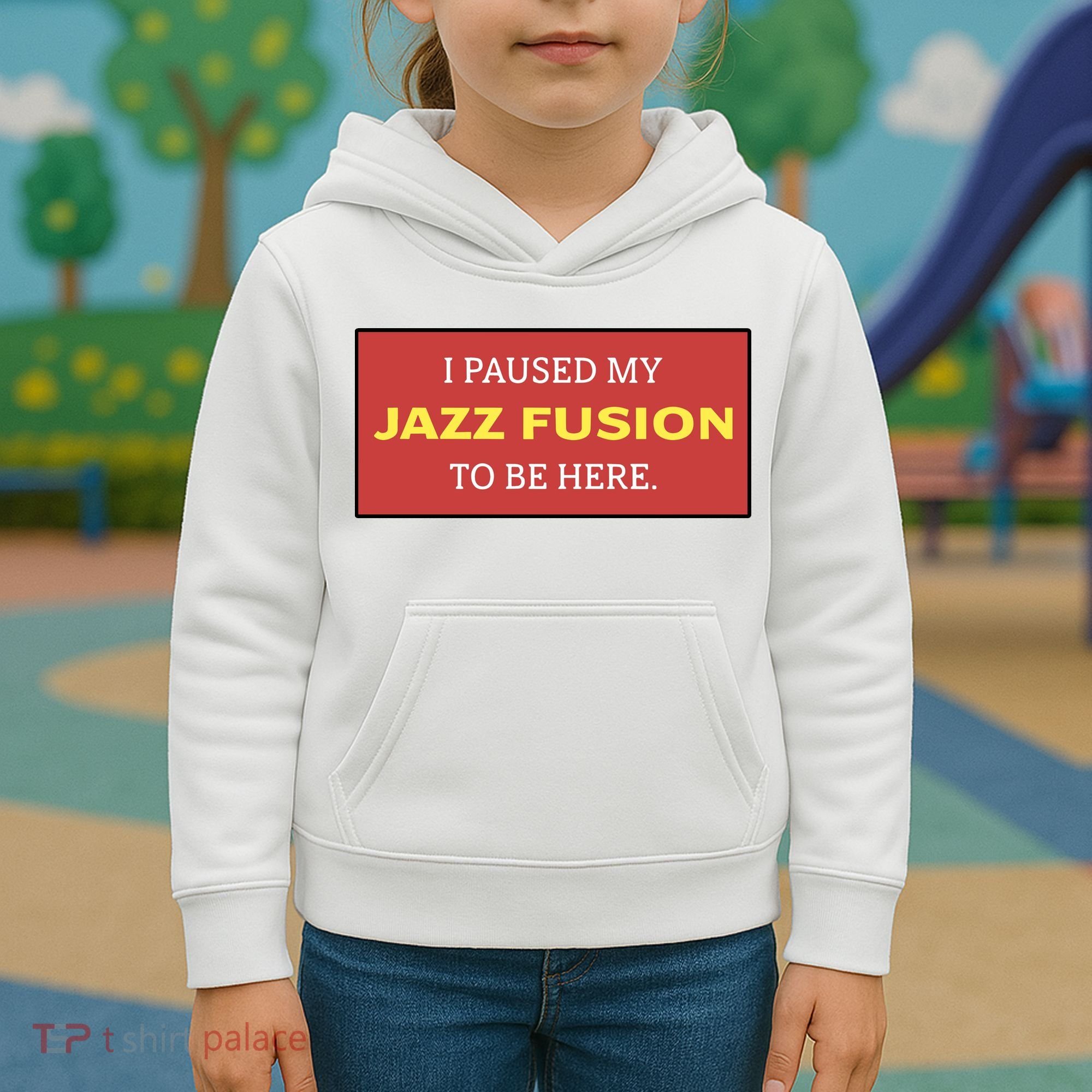 Lonious Thee Monk I Paused My Jazz Fusion To Be Here Kids Hoodie