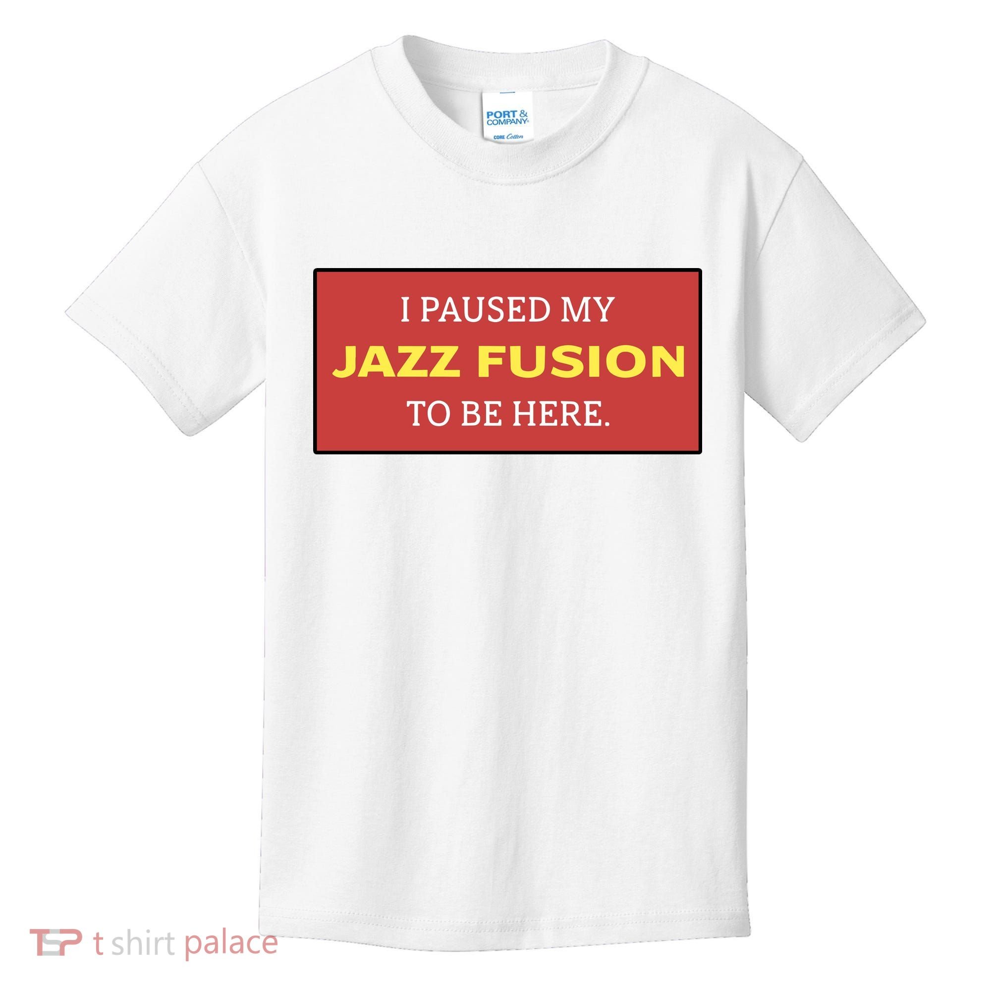 Lonious Thee Monk I Paused My Jazz Fusion To Be Here Kids T-Shirt