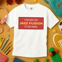 Lonious Thee Monk I Paused My Jazz Fusion To Be Here Kids T-Shirt thumb 3