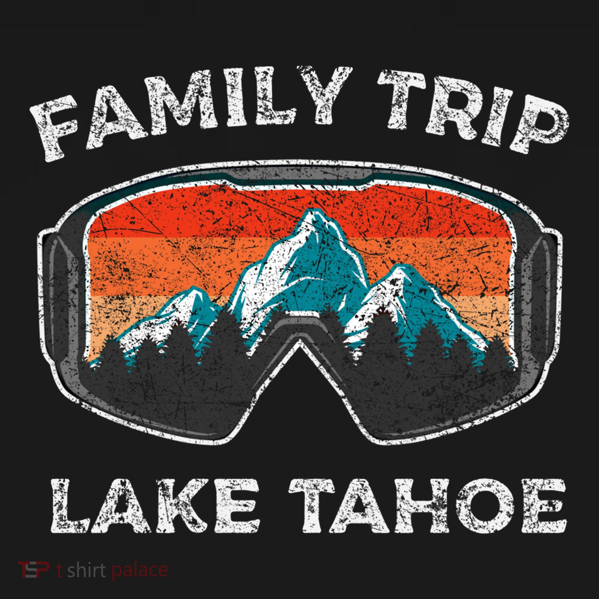 Lake Tahoe Mountains Snowboard Family Trip Family Vacation Funny Gift Women's Hoodie