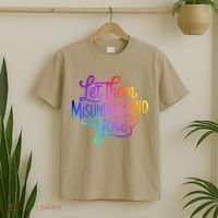 Let Them Misunderstand You Funny Mental Health T-Shirt thumb 2