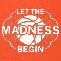 Let The Madness Begin March Madness USA-Made Doggie Bandana thumb 2