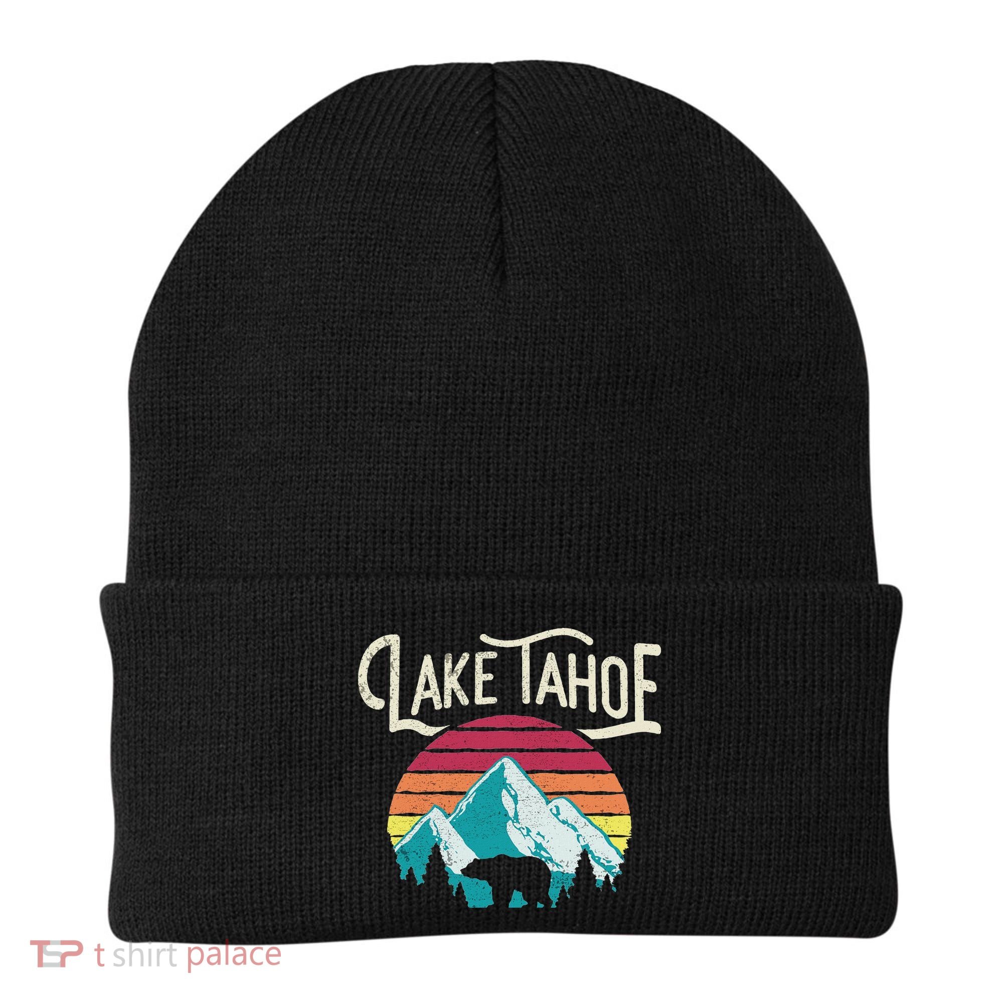 Lake Tahoe Mountain Beanie