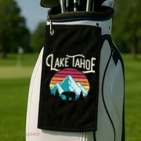Lake Tahoe Mountain Golf Towel thumb 2
