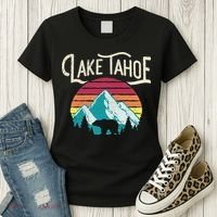 Lake Tahoe Mountain Women's T-Shirt thumb 3