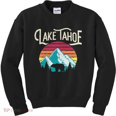Lake Tahoe Mountain Kids Sweatshirt