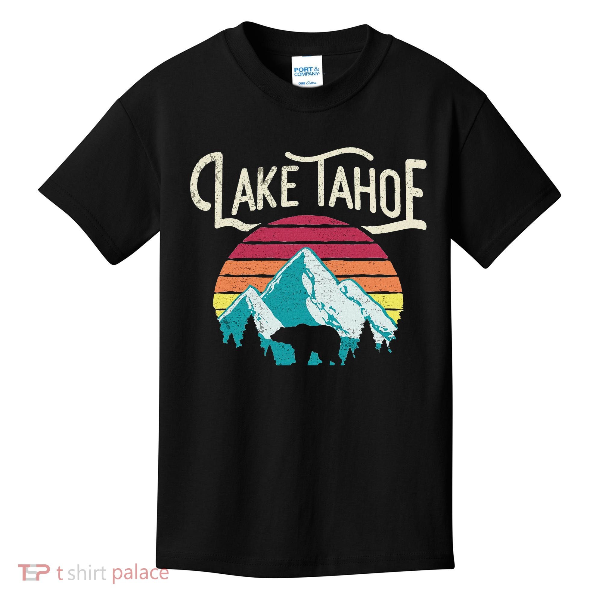 Lake Tahoe Mountain Kids T-Shirt