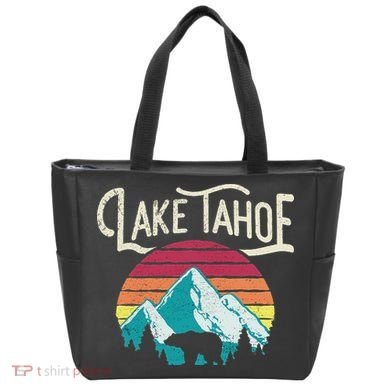 Lake Tahoe Mountain Tote Bag