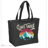 Lake Tahoe Mountain Tote Bag thumb 2