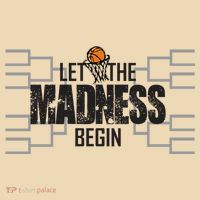 Let The Madness Begin College March Brackets Tournament Gift Tote Bag thumb 4