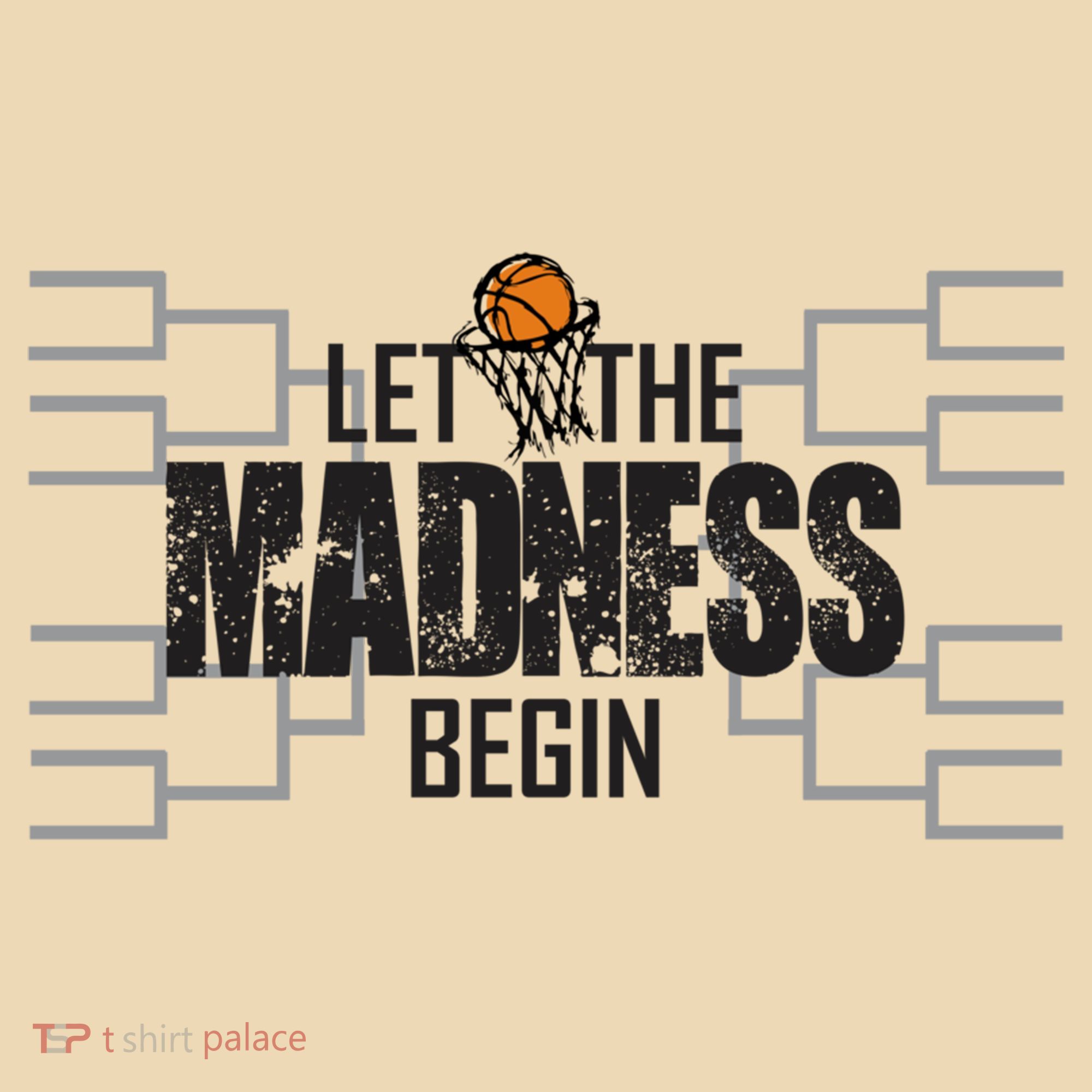 Let The Madness Begin College March Brackets Tournament Gift Tote Bag