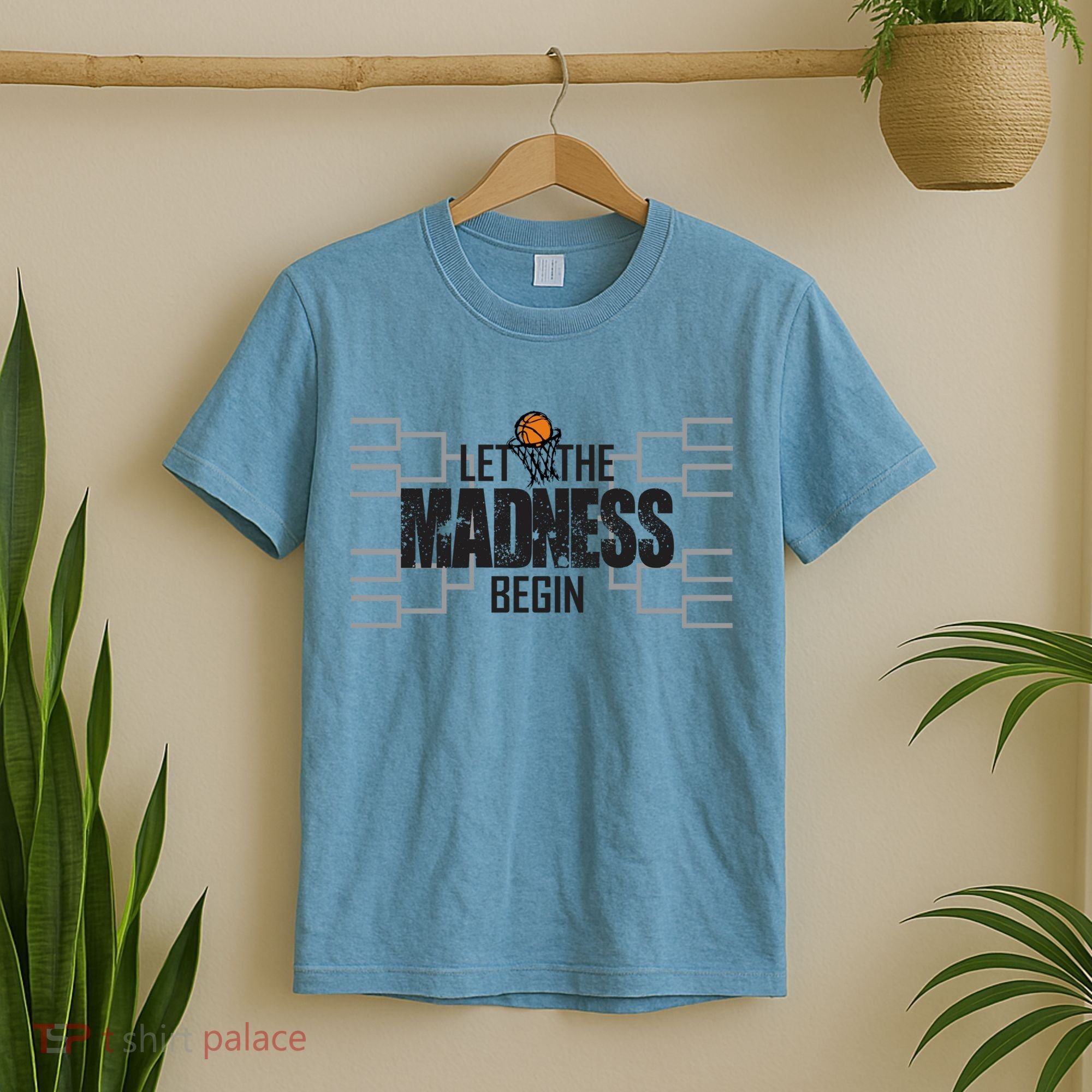 Let The Madness Begin College March Brackets Tournament Gift T-Shirt