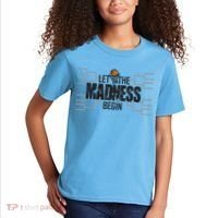 Let The Madness Begin College March Brackets Tournament Gift Kids T-Shirt thumb 2