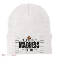 Let The Madness Begin College March Brackets Tournament Gift Beanie thumb 0