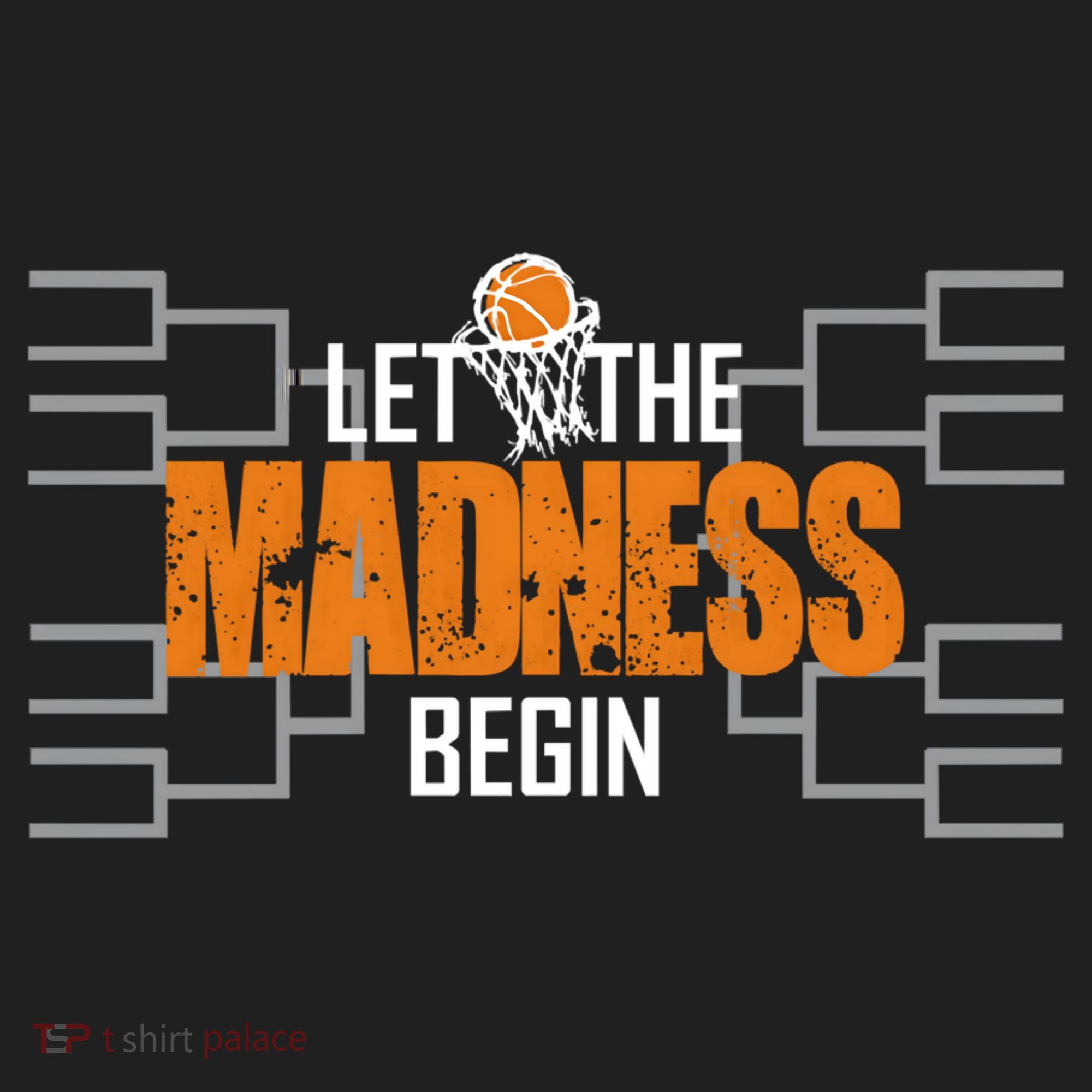 Let The Madness Begin A Funny Gift For Basketball Madness College March Beanie