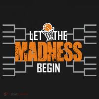 Let The Madness Begin A Funny Gift For Basketball Madness College March Toddler T-Shirt thumb 4