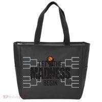 Let The Madness Begin College March Brackets Tournament Tote Bag thumb 0