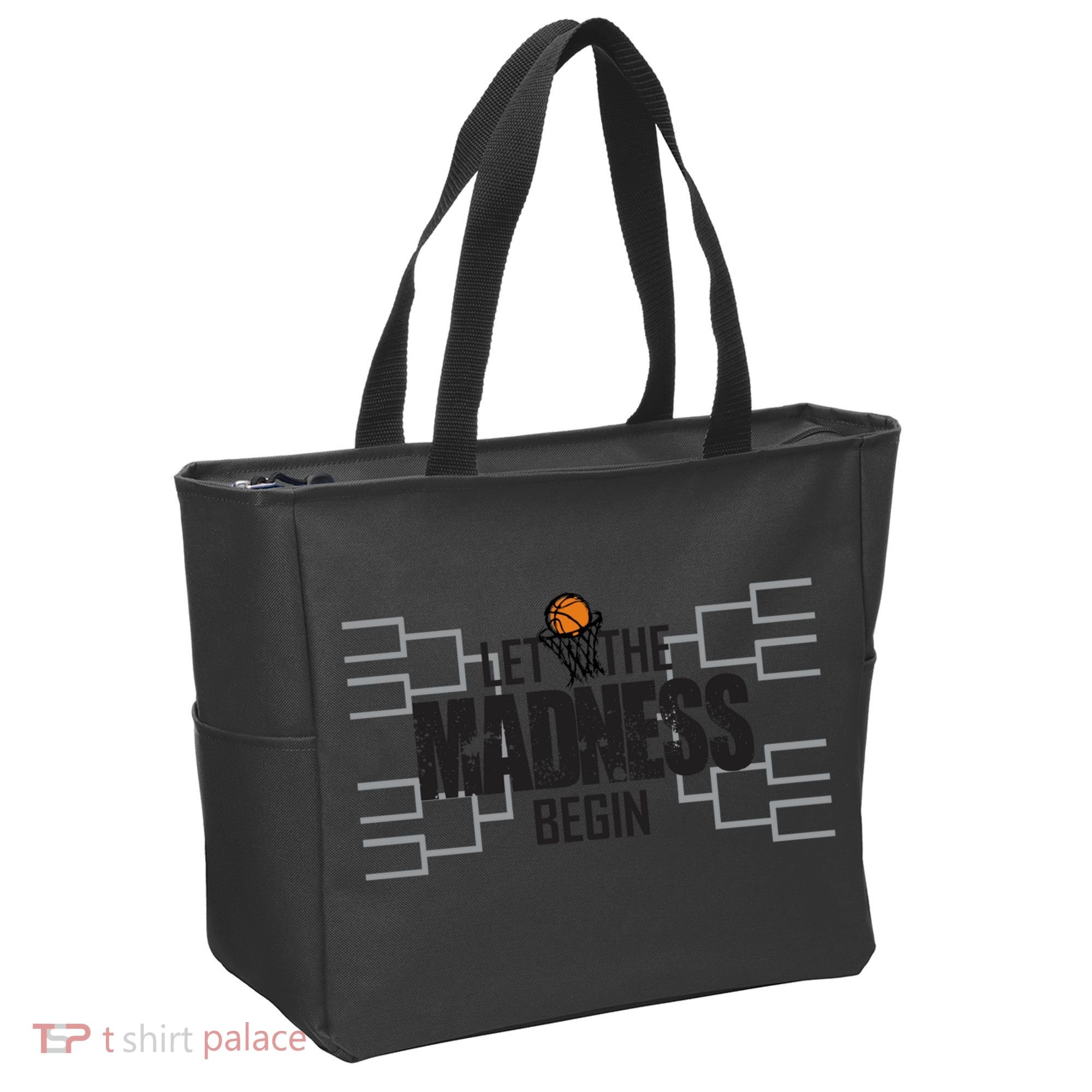 Let The Madness Begin College March Brackets Tournament Tote Bag