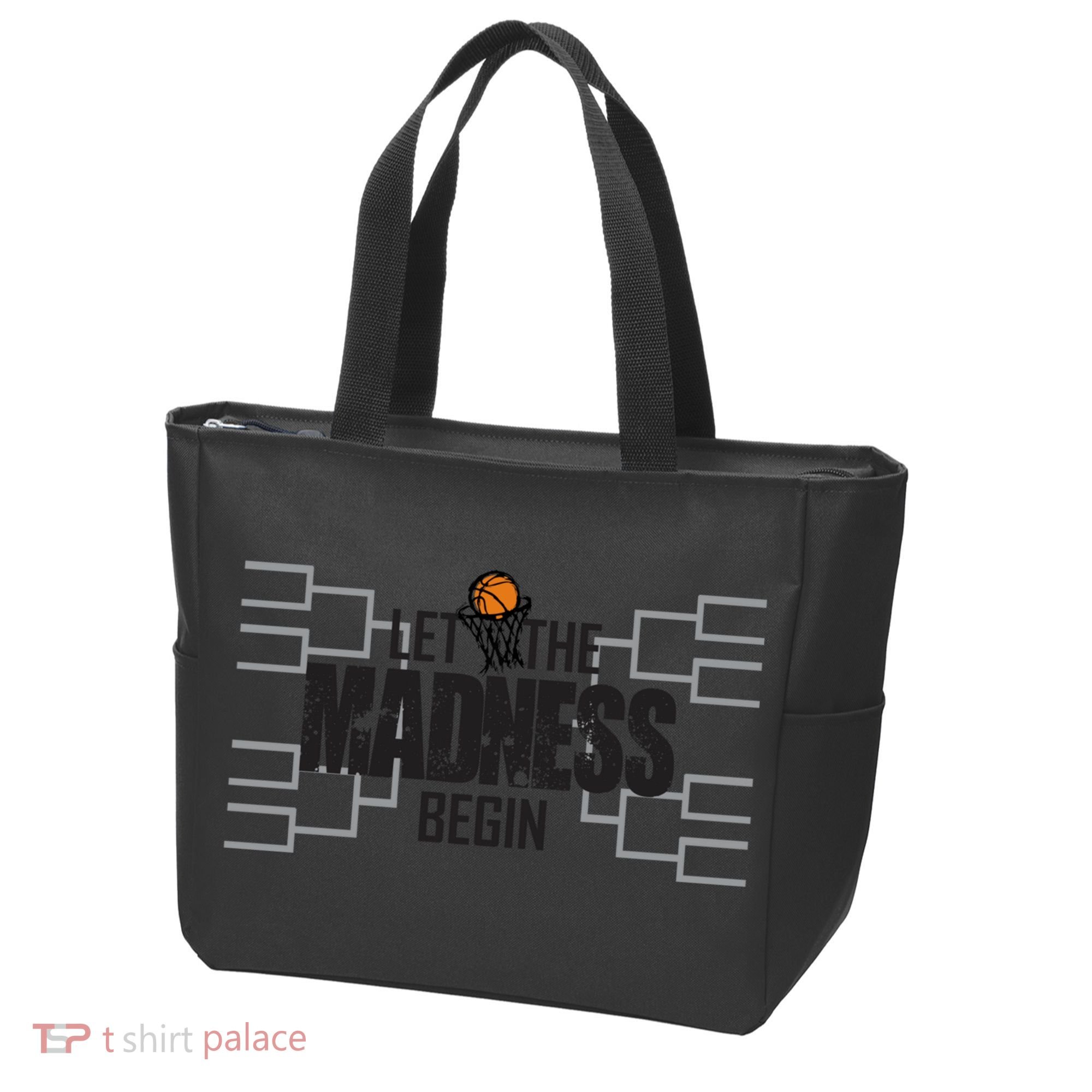 Let The Madness Begin College March Brackets Tournament Tote Bag