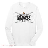 Let The Madness Begin College March Brackets Tournament Long Sleeve Shirt thumb 0